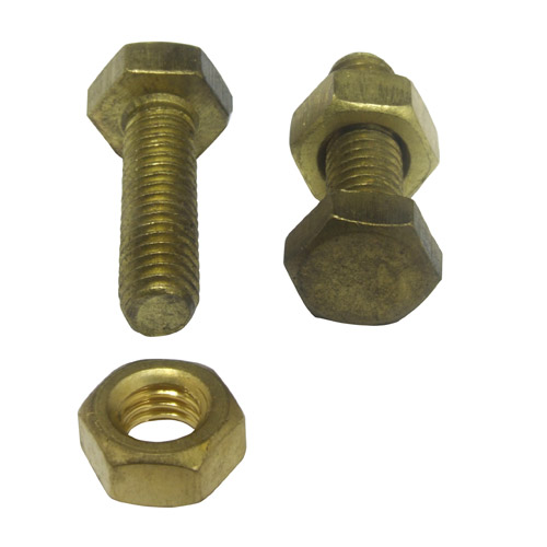 Stand 1C Brass, ST/Steel & Coach Screws Set Screw & Nut Solid Brass